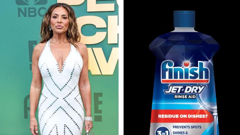 Photo of Dolores Catania and Finish Jet Dry. 