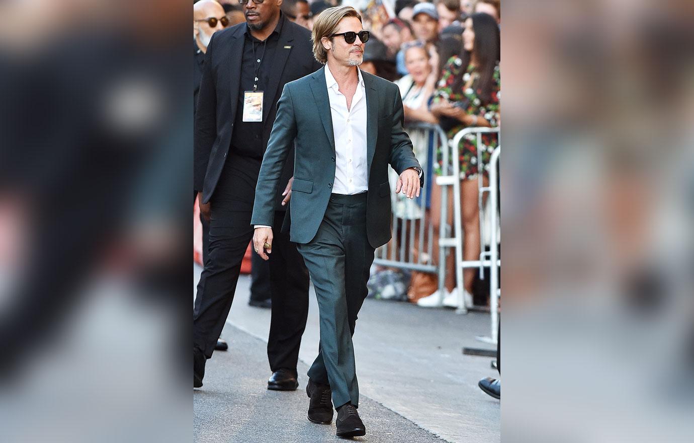 Brad Pitt attends Once Upon a Time in Hollywood Los Angeles Premiere