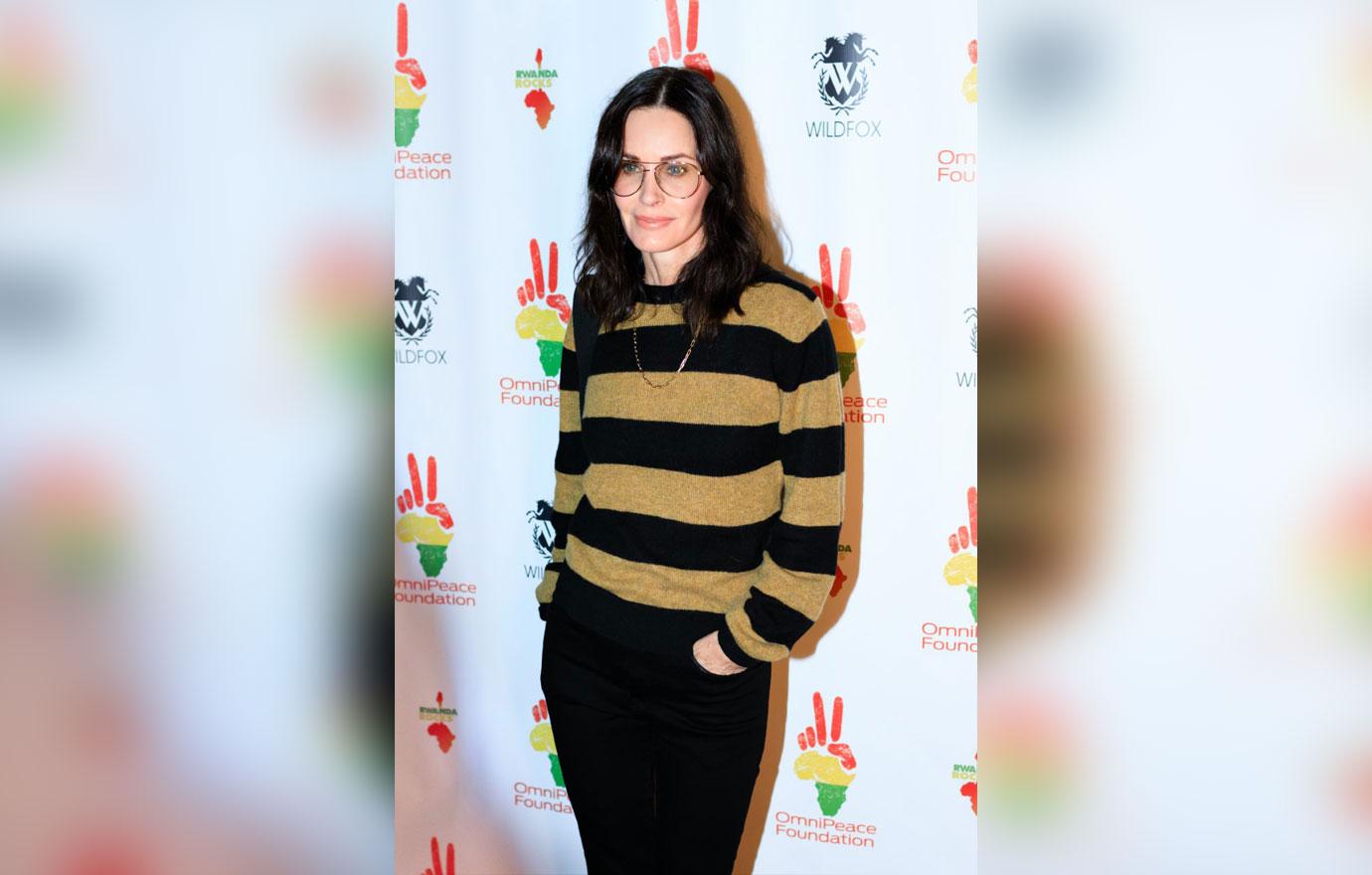 Courteney Cox came out to support the second sold out Omnipeace ‘Rwanda Rocks’