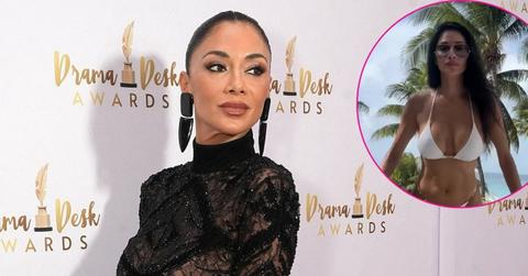 Two photos of Nicole Scherzinger