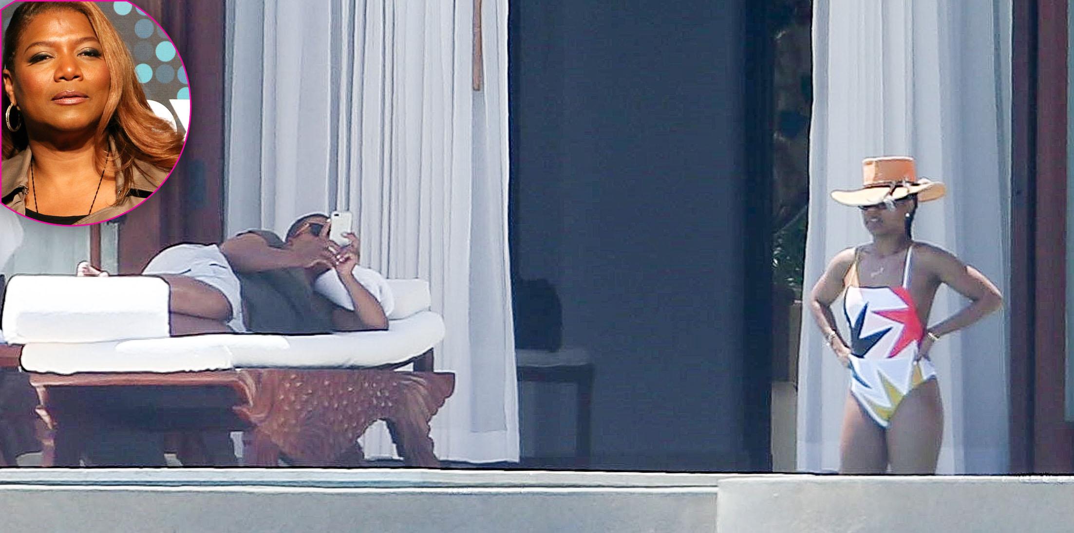 *EXCLUSIVE* Queen Latifah and Eboni Nichols soak up the Mexican sun!