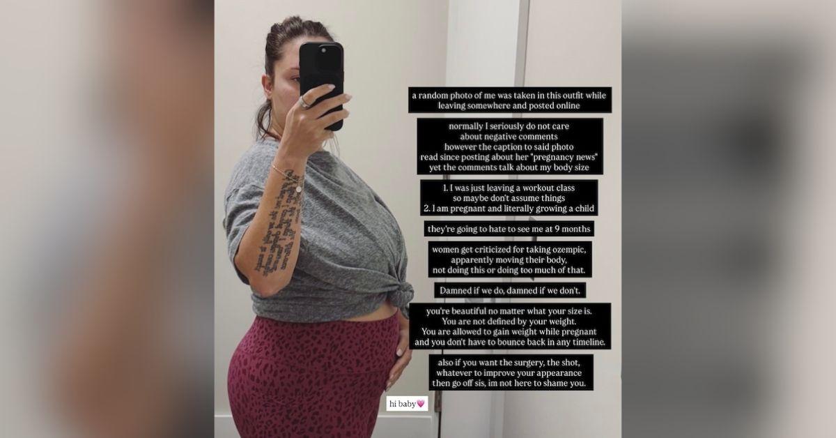 image of Alaina Scott slammed online criticism of her body.