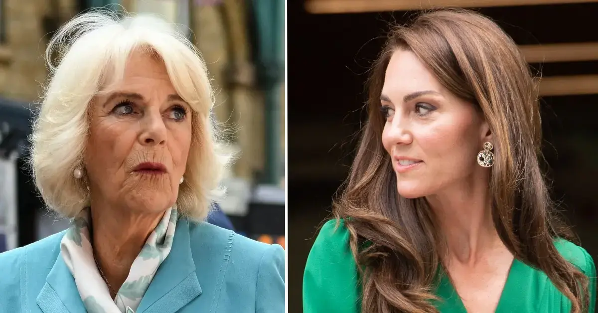 image of Queen Camilla is reportedly jealous over Kate Middleton's looks.