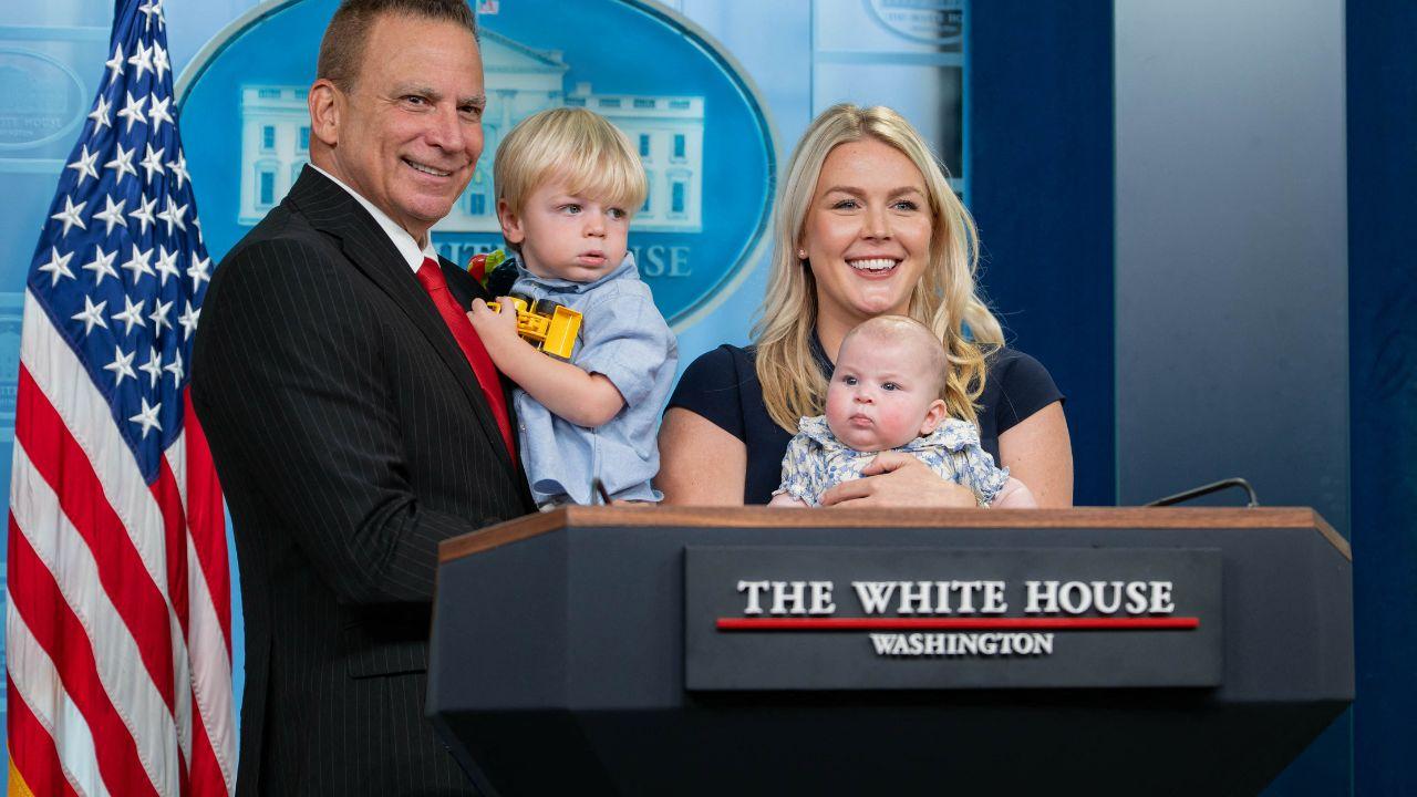 Photo of Leavitt left the job to spend more time with her family. 