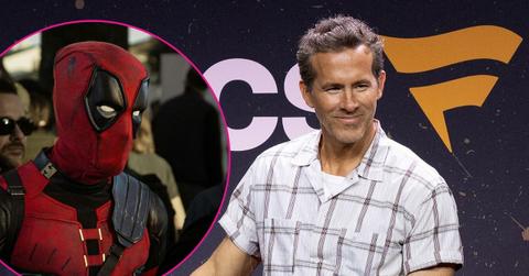 Composite photo of Deadpool and Ryan Reynolds.
