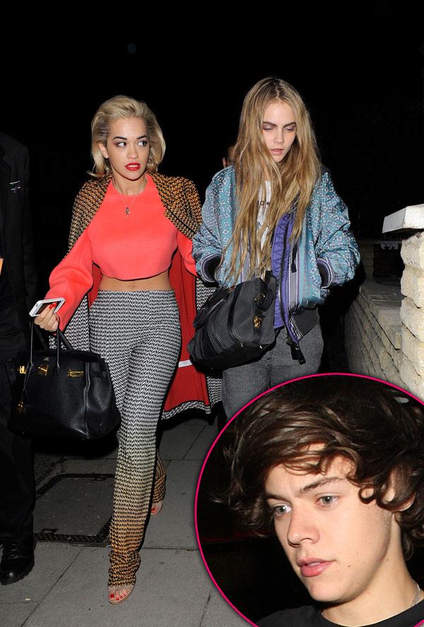 Cara delevingne rita ora harry styles celebrity walk of shame