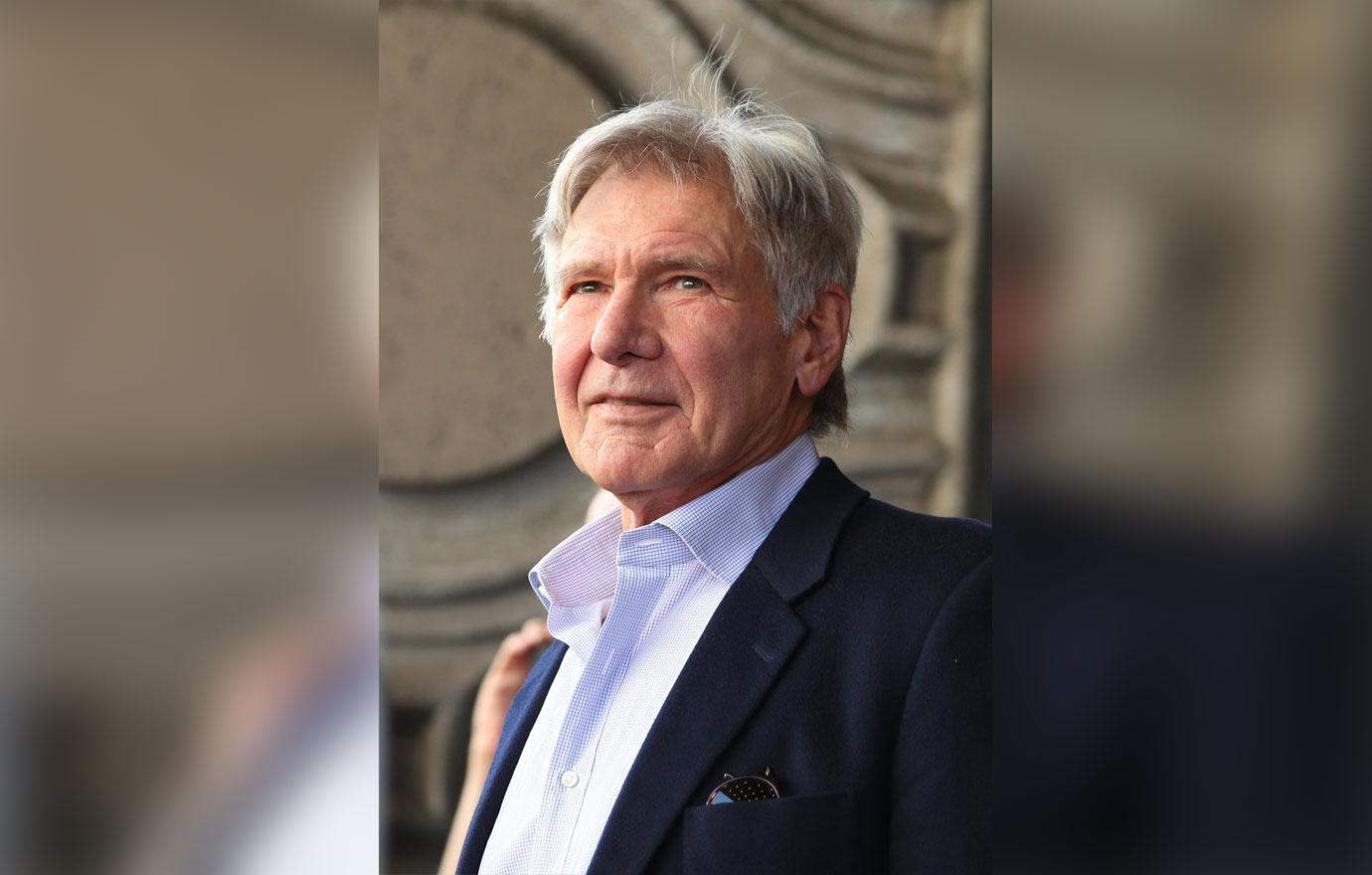 Harrison Ford at the Hollywood Walk Of Fame Ceremony honoring Mark Hamill