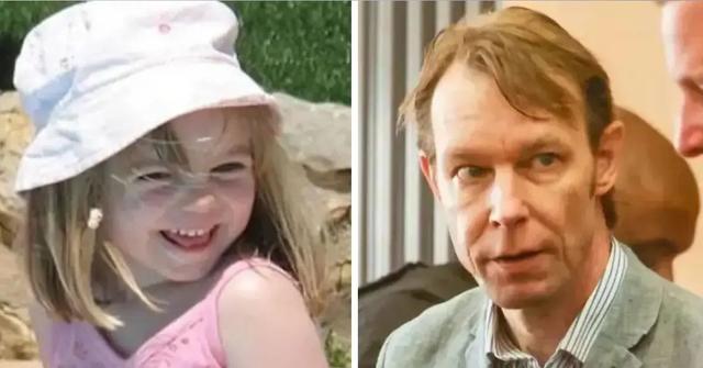 split photo of madeleine mccann and Christian Brueckner 