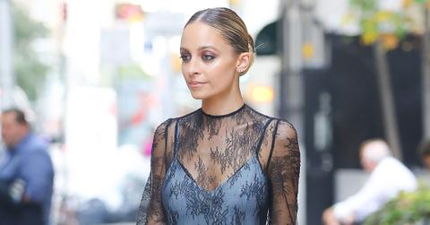 nicole richie sexy lace dress new york pics long