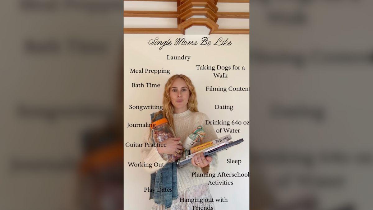 Image of Rumer Willis posted an Instagram Reel about being a single mom.