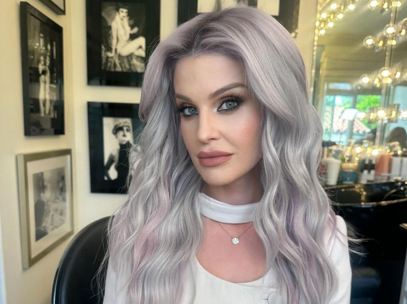 kelly osbourne blonde hairstyle kim zolciak