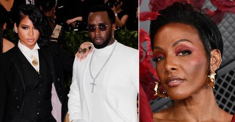 Photo of Sean 'Diddy' Combs and Cassie Ventura; picture of Dawn Richard.