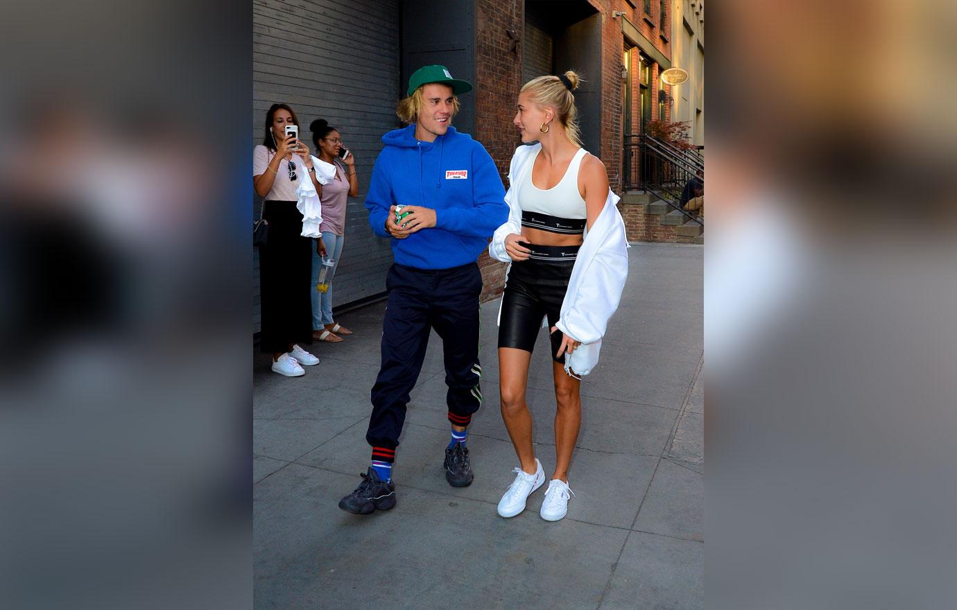 Justin Bieber and Hailey Baldwin are all smiles as they go for romantic walk in Brooklyn