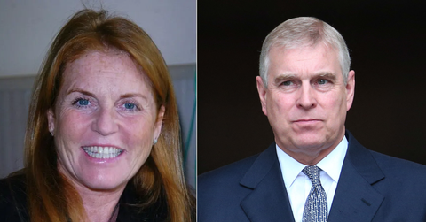 Split photo of Sarah Ferguson and Prince Andrew
