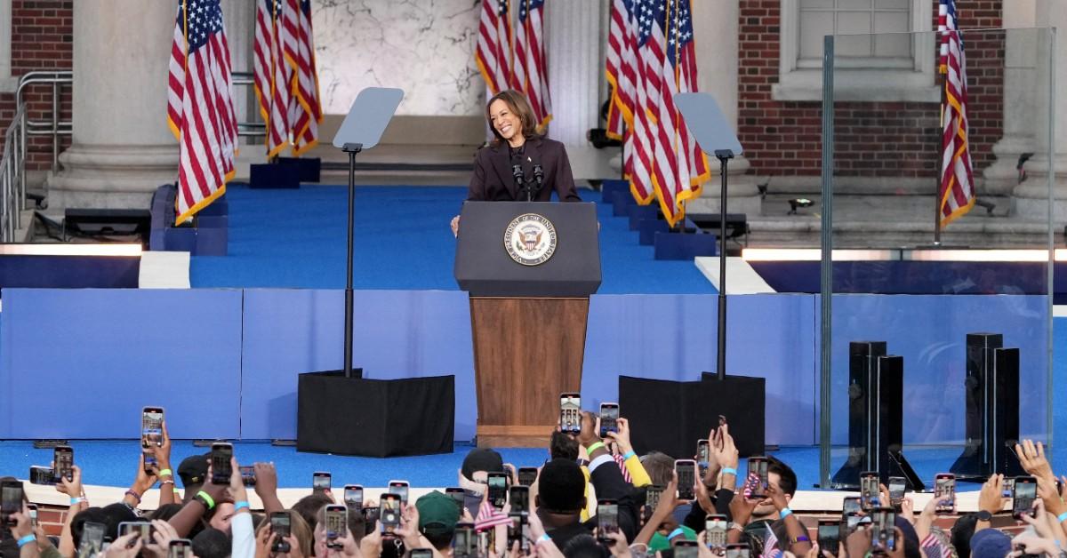 kamala harris concession speech mega