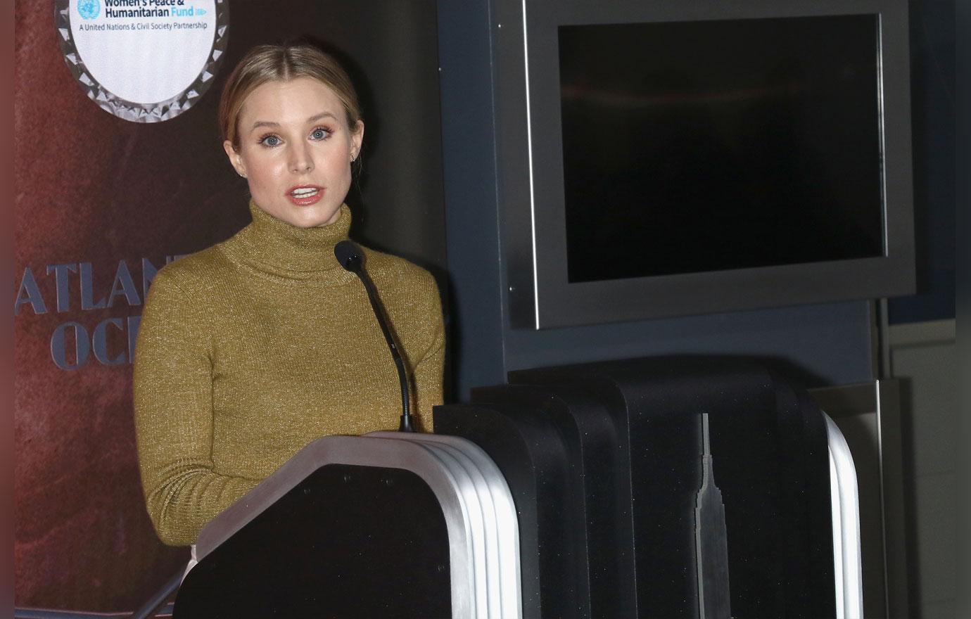 Kristen Bell Visits The Empire State Building In Support Of The Women&#8217;s Peace &amp; Humanitarian Fund