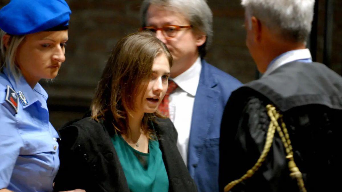 image of Amanda Knox was wrongfully convicted in Italy in 2009.