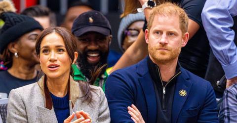Photo of Prince Harry and Meghan Markle.
