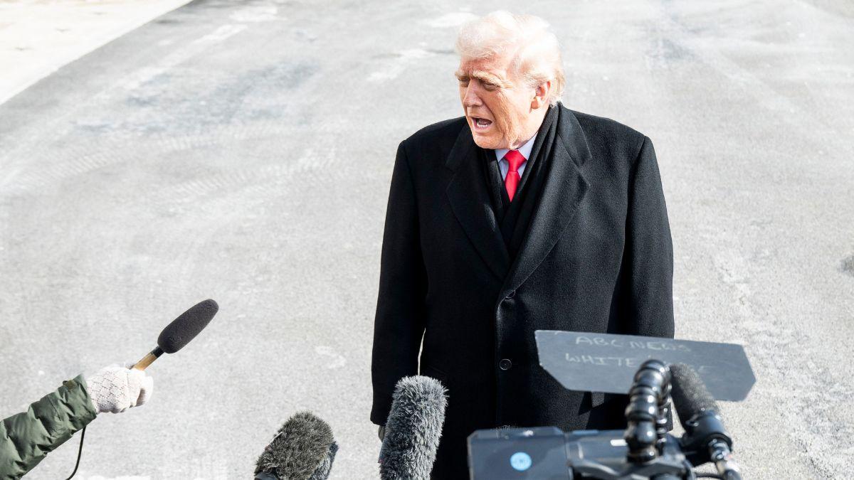 image of The president blamed White House doctors for recommending the imaging.