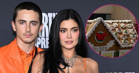 kylie jenner christmas timothee chalamet