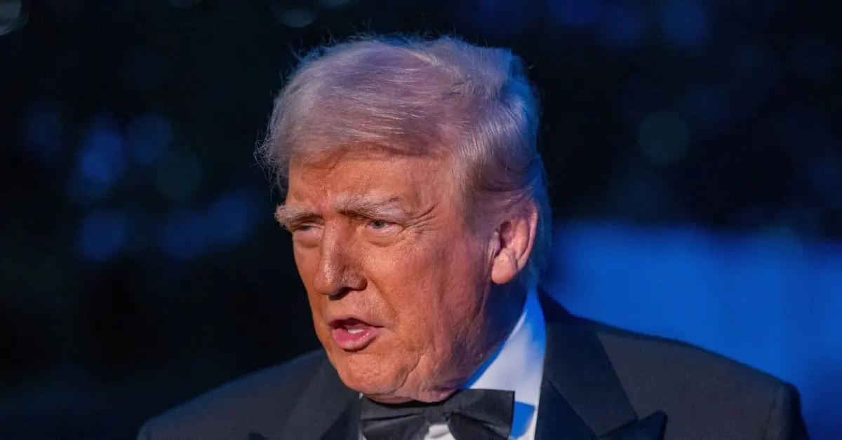 Photo of Trump's TACO nickname — which stands for 'Trump Always Chickening Out' — was coined amid his tariff plan.