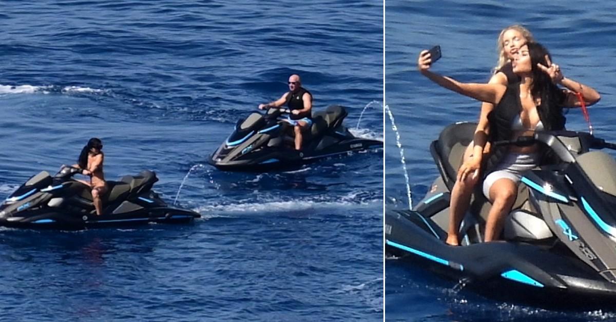 jeff bezoskim kardashian jet ski greece pp