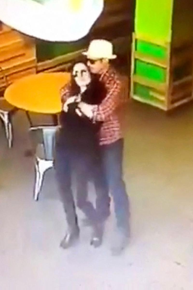 *EXCLUSIVE* Angelina Jolie and Brad Pitt share rare PDA on smoothie run