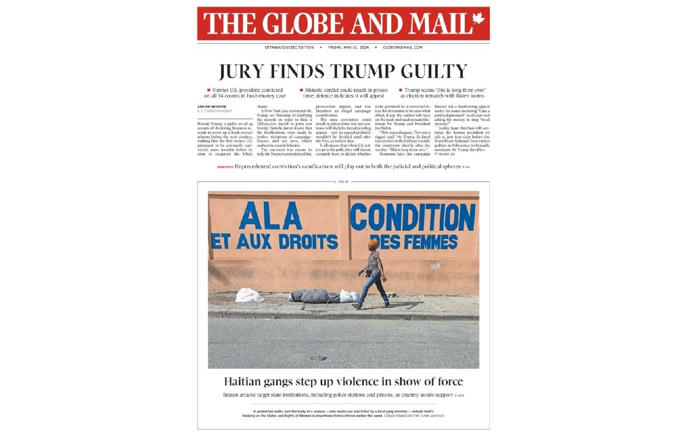 trump cover theglobe