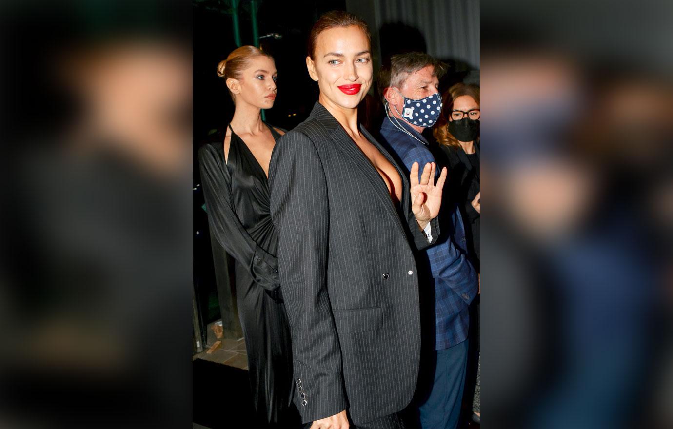 irina shayk attending nightmare alley world premiere