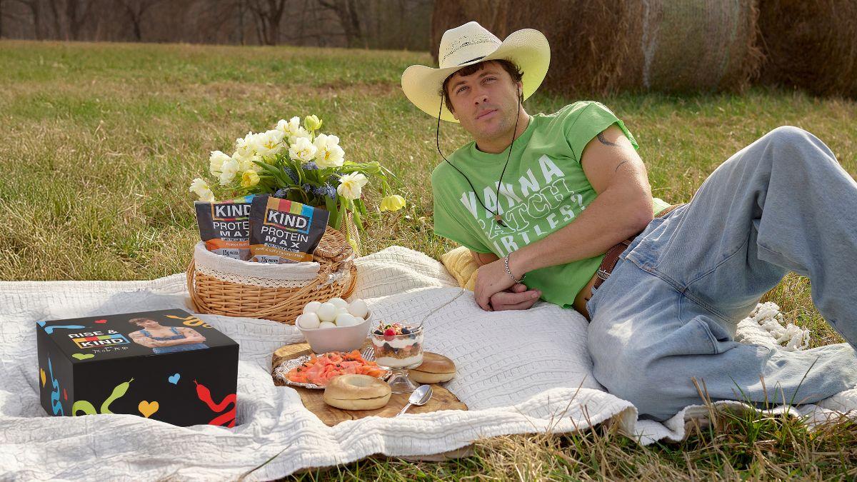 image of Rob Rausch loves to eat KIND bars. 