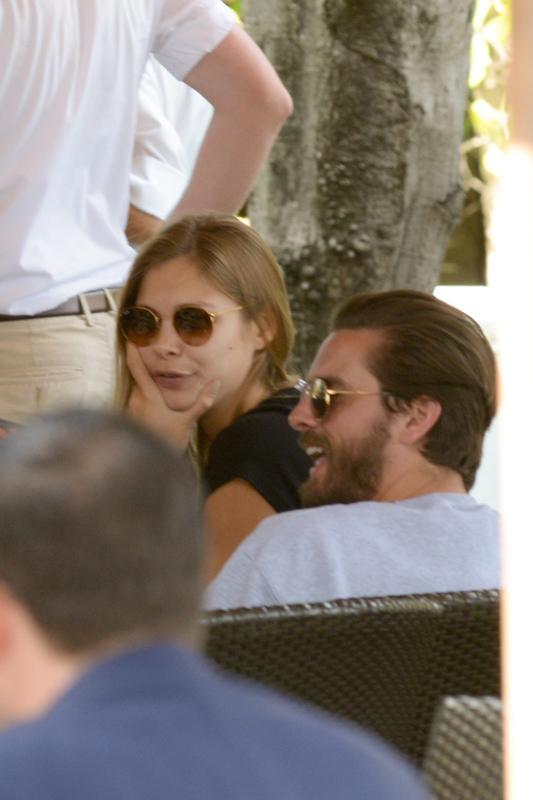 Scott Disick has lunch with his babe and friends by the beach in Miami