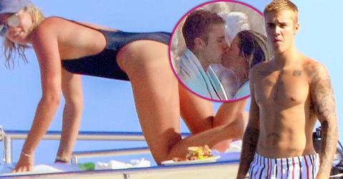 sofia richie justin bieber yacht pda