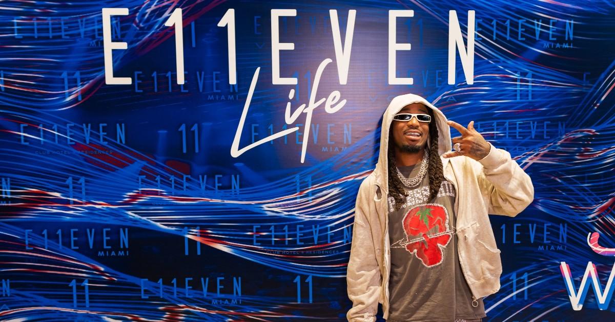 quavo performed at eeven miami on satuday august credit adinayev