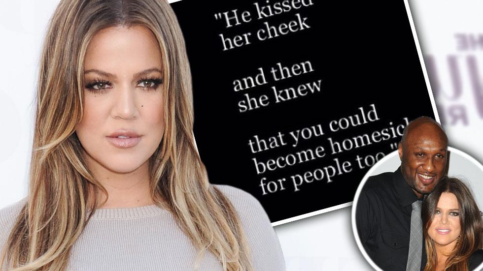 khloe kardashian instagram quote lamar odom