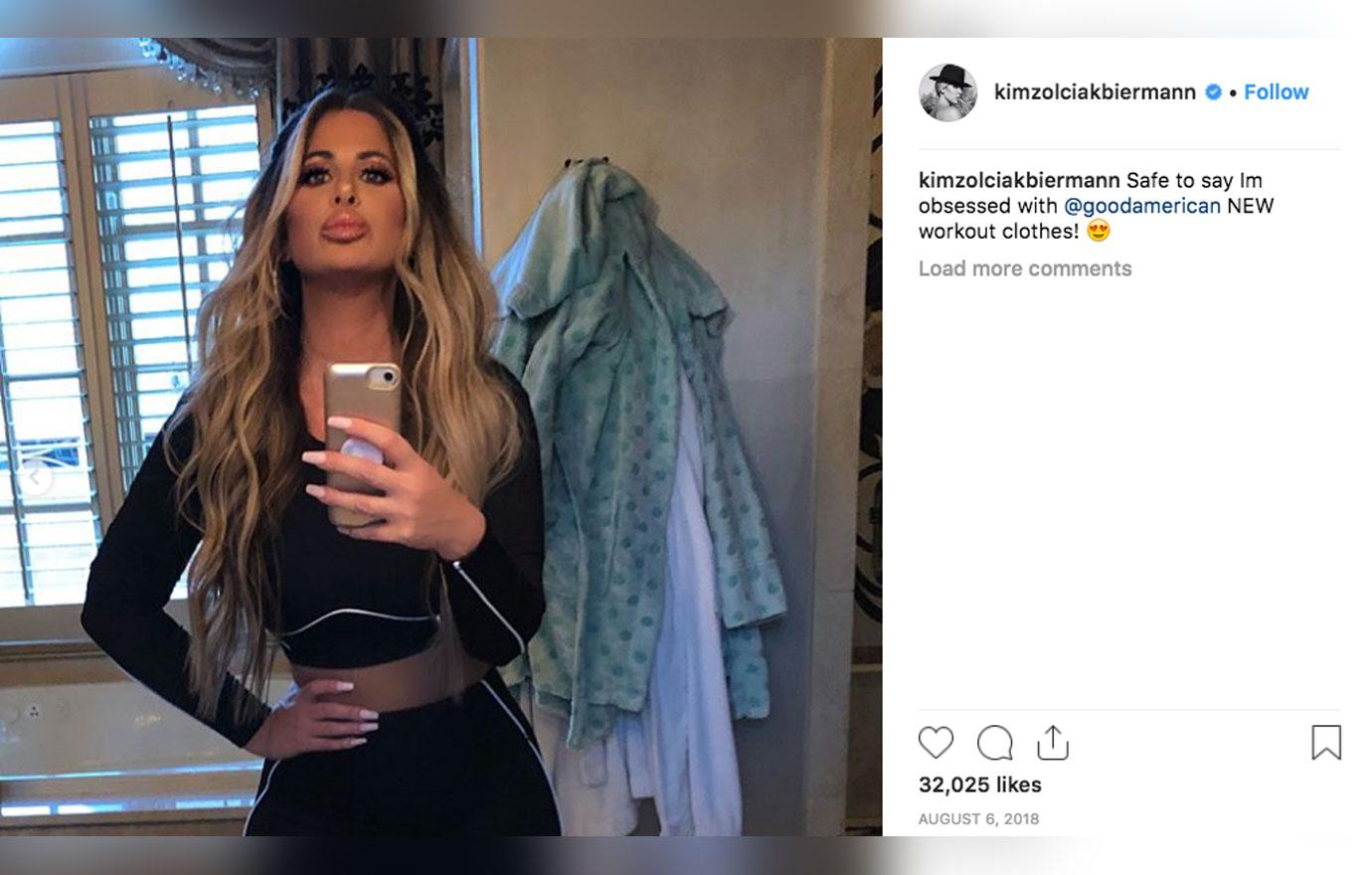 Kim Zolciak Shows Off Her Butt In A Thong On Instagram 