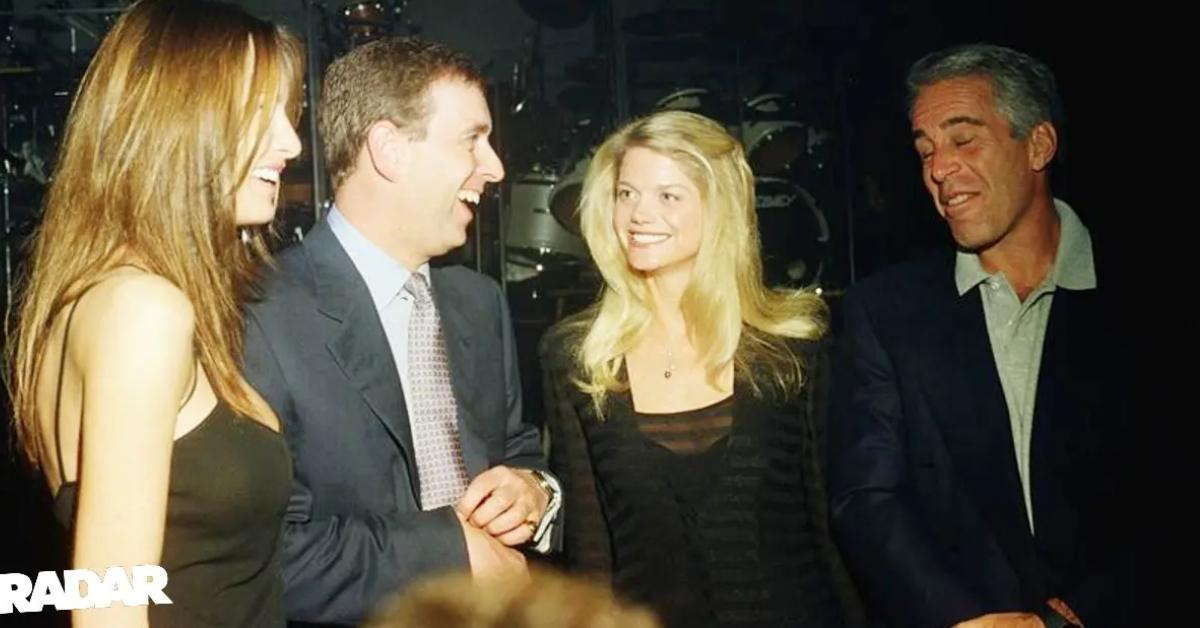 Image of Prince Andrew, Melania Trump and Ghislaine Maxwell also attended the function.