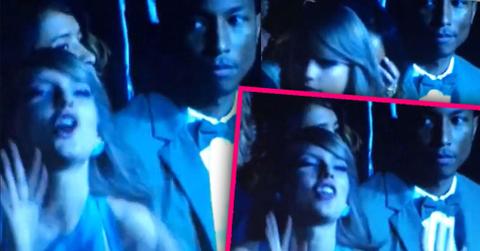 Pharrell grammy awards 2015 shades taylor swift dancing09