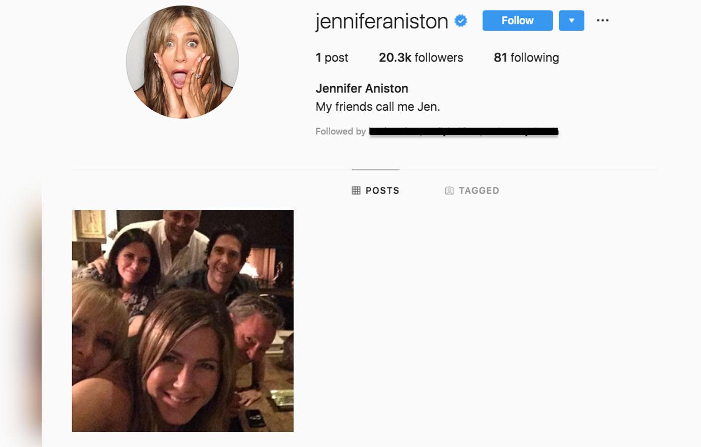 Jennifer Aniston Instagram