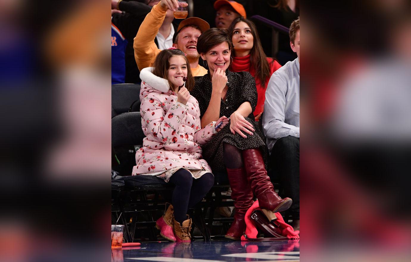 Celebrities Attend The New York Knicks Vs Oklahoma City Thunder Game