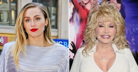 Photo of Miley Cyrus and Dolly Parton