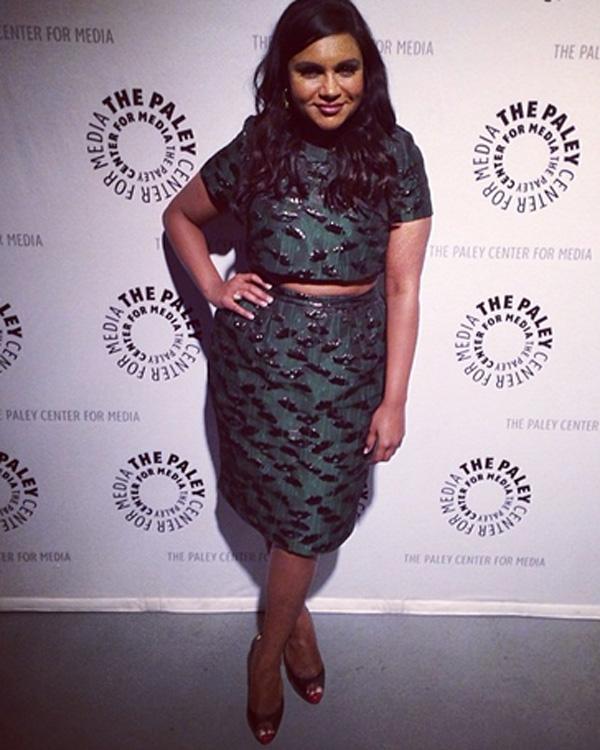 Mindy kaling topshop dress