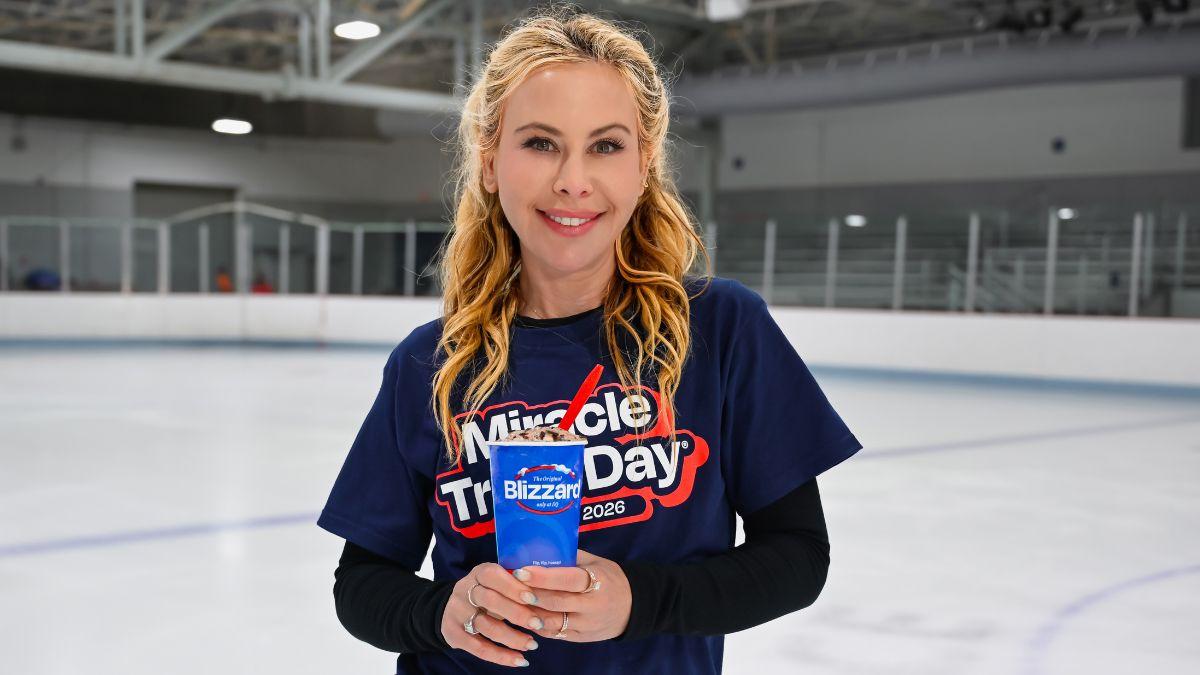 image of Tara Lipinski loves Dairy Queen! 