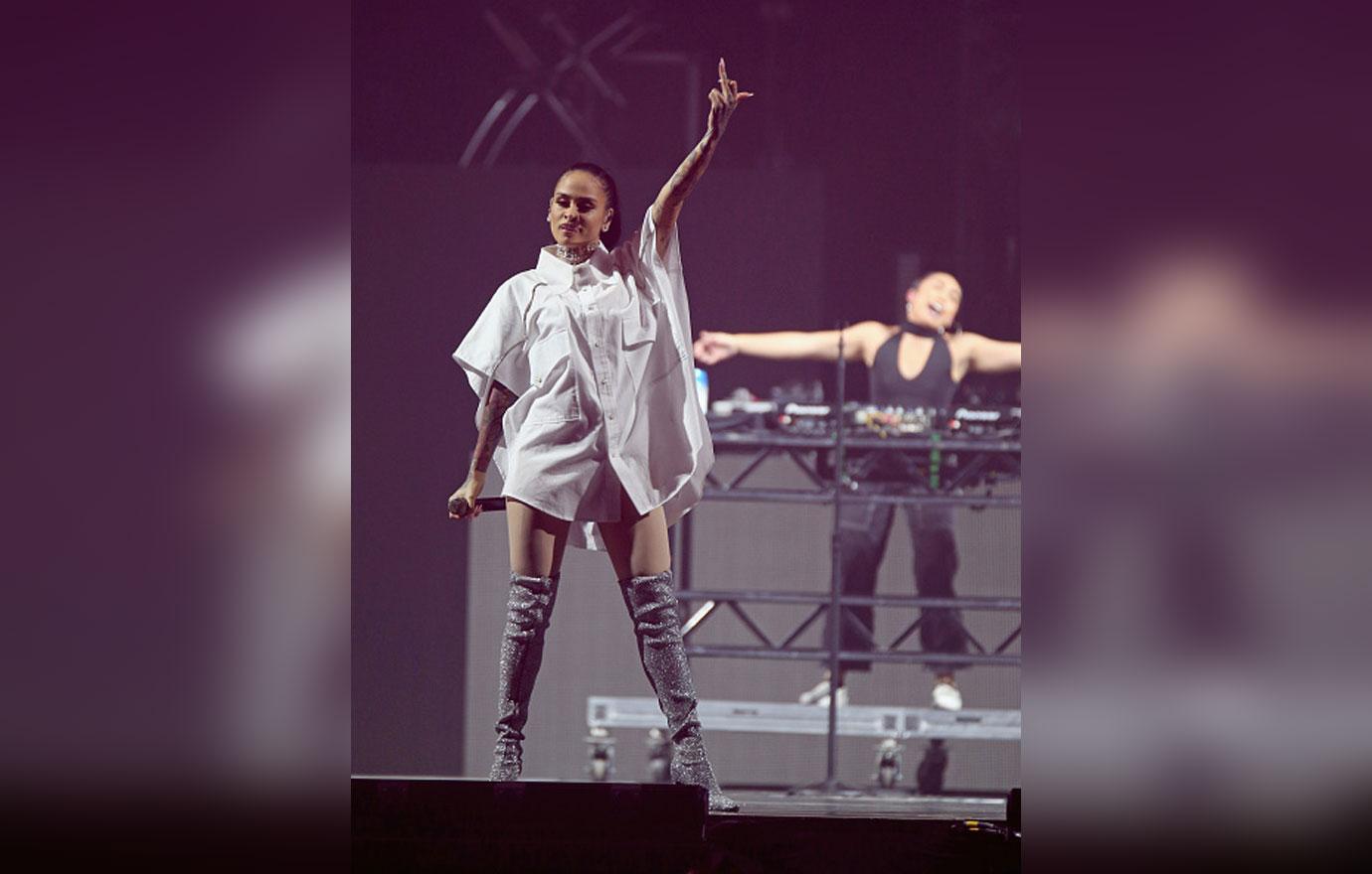 Demi Lovato, DJ Khaled and Kehlani In Concert At MGM Grand In Las Vegas