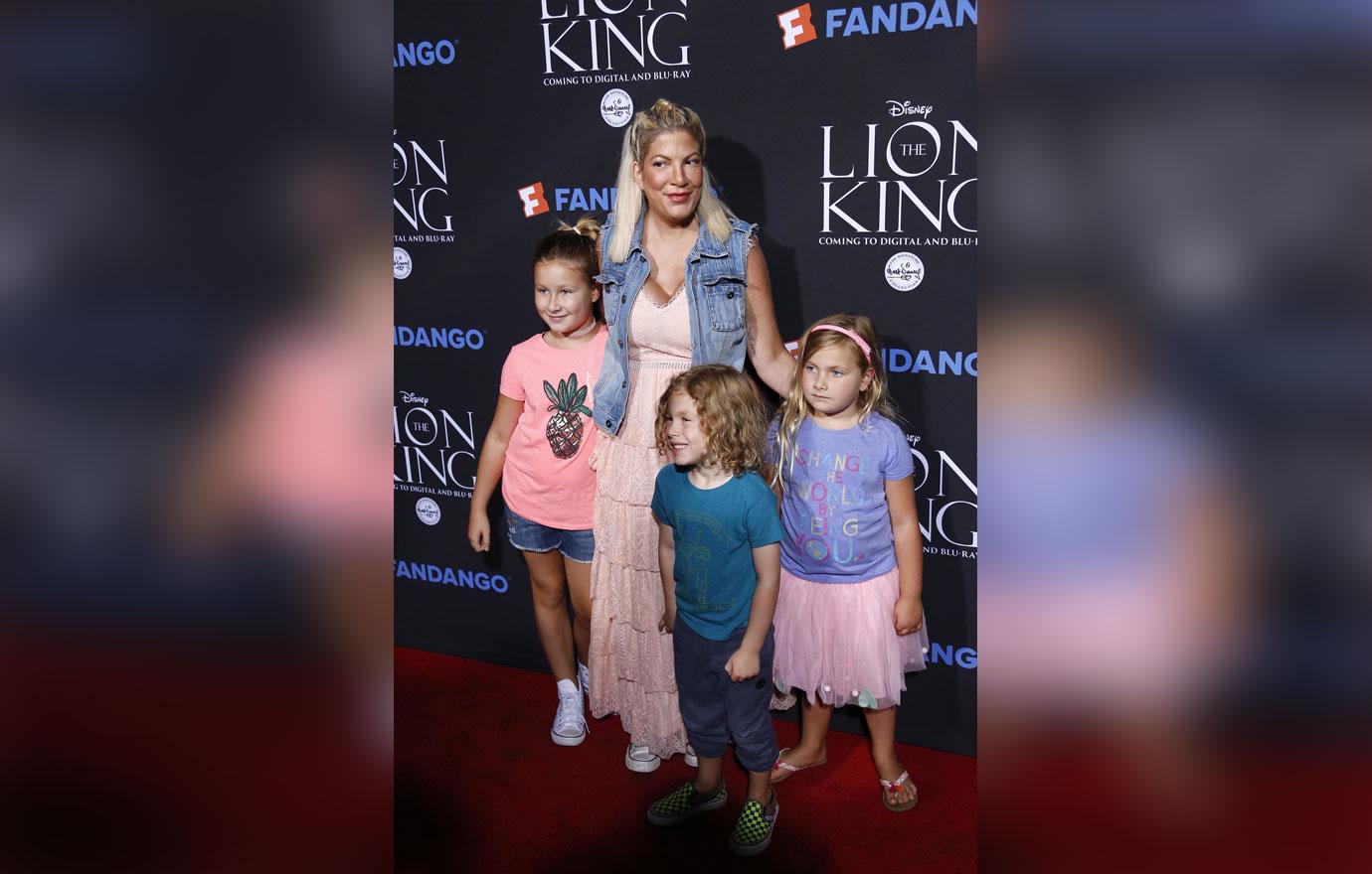 Tori spelling responds family drama