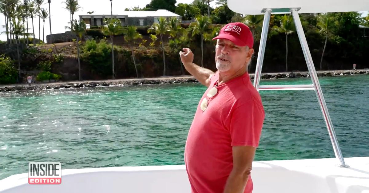 Image of a boat captain recalled driving Jeffrey Epstein and underage girls to his private island.