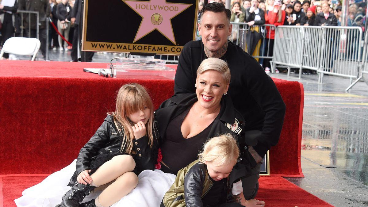 Photo of Pink, Carey Hart and their kids