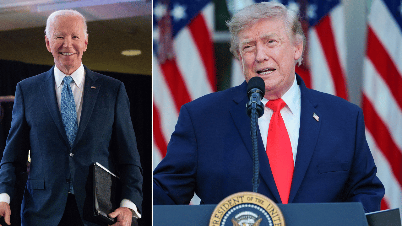 Joe Biden ; Donald Trump
