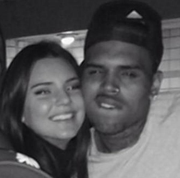 Kendall jenner chris brown