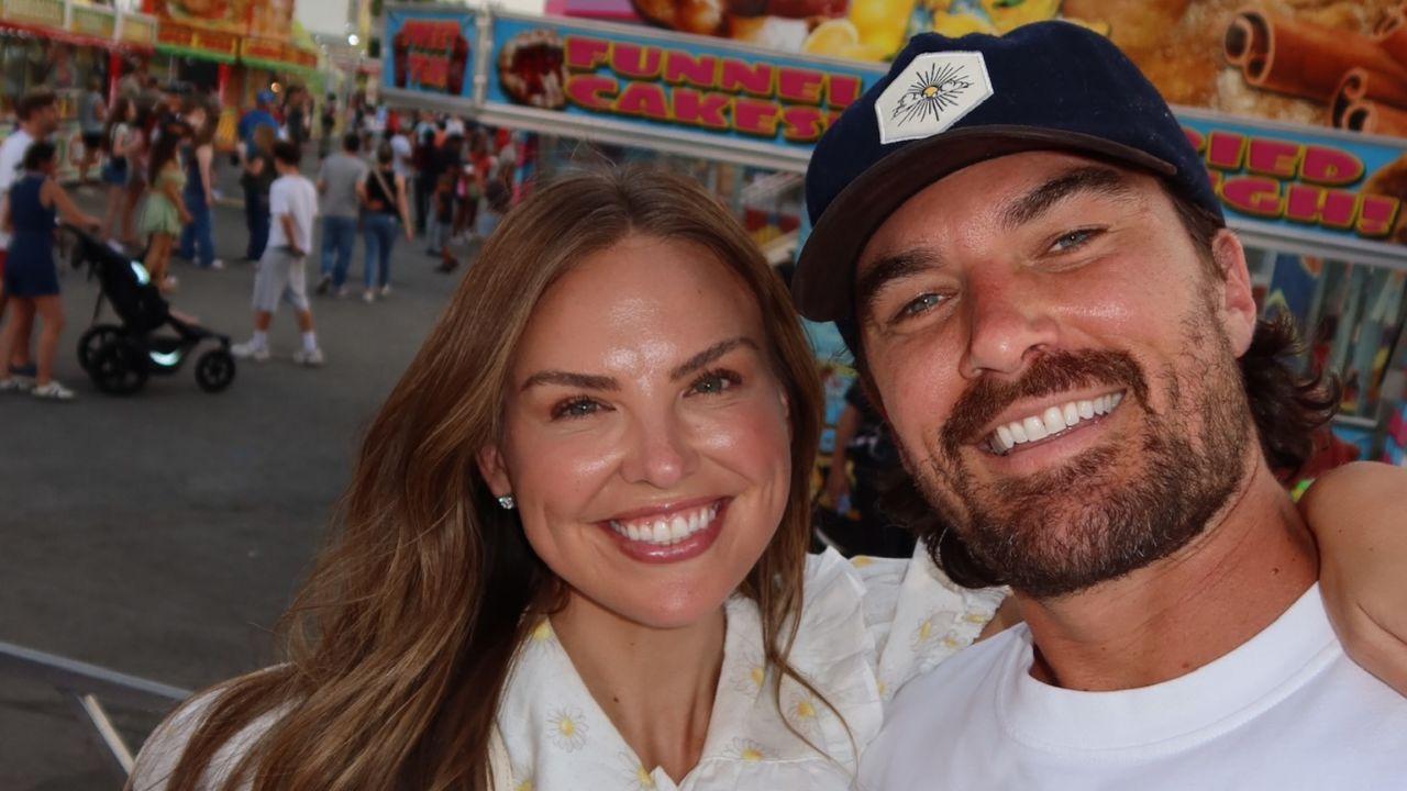 Photo of Hannah Brown and Adam Woolard.