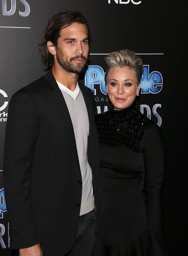 Kaley Cuoco Ryan Divorce rumors kissing picture instagram